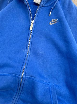 Sudadera Cremallera Nike Vintage 00s Azul