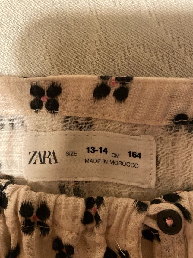 Camisa Zara niña estampada