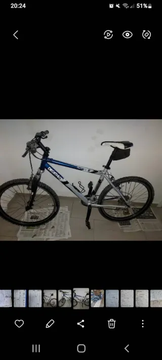 Bicicleta MTB Decathlon Talla L