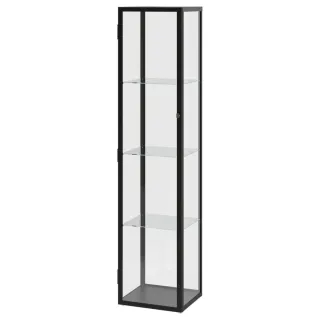 Vitrina Negra Ikea Cristal Metal