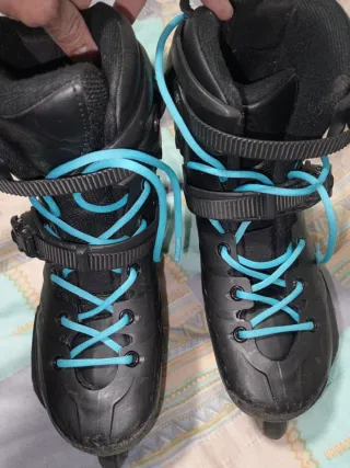 Mochila Casco protección y Patines en Línea