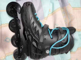 Mochila Casco protección y Patines en Línea