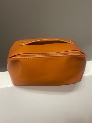 Set di borse da toilette in pelle per uomo