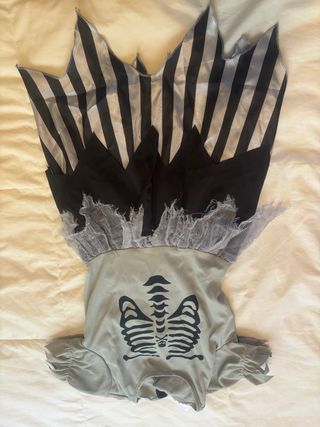 Disfraz niña esqueleto Halloween T6