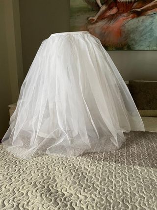 Cancán blanco comunión talla única