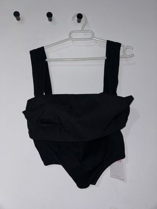 Top corsé negro nuevo