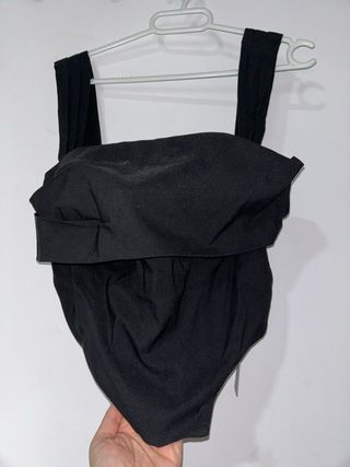 Top corsé negro nuevo