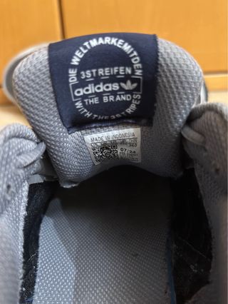 Zapatillas Adidas ZX 750 Gris y Azul