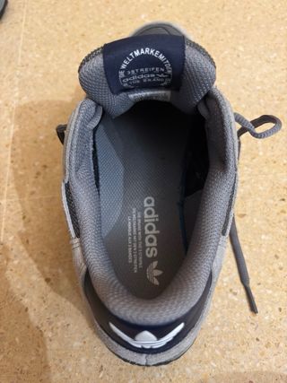 Zapatillas Adidas ZX 750 Gris y Azul