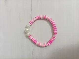 Pulseras de cuentas estilo heishi