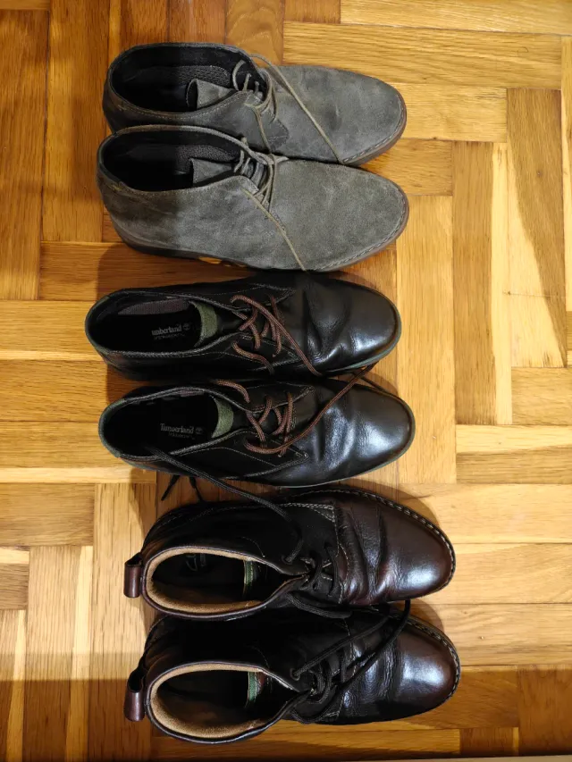 Botines Marrón y Gris