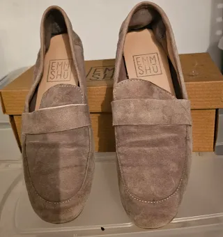 Mocasines ante EMMSHU gris