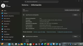 Acer Aspire Core i3 8GB RAM 256GB SSD