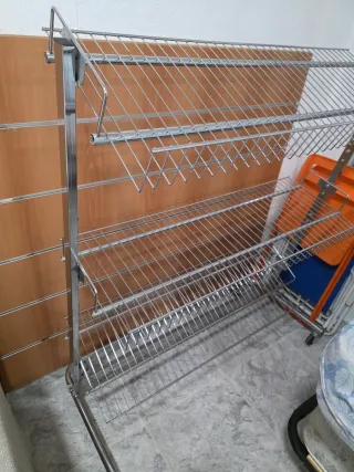 Expositor tienda fruta/ropa 
1,10 ×40 alto 1,33