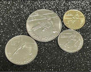 Monedas Conmemorativas Mundial Hockey 82