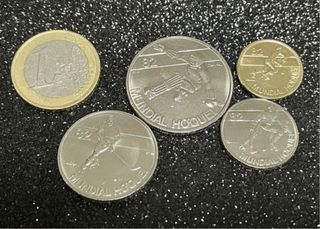 Monedas Conmemorativas Mundial Hockey 82