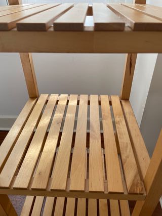 Estantería de madera de 5 baldas