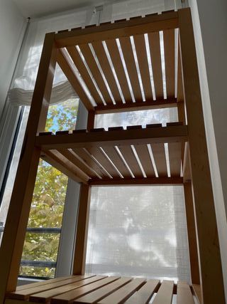 Estantería de madera de 5 baldas