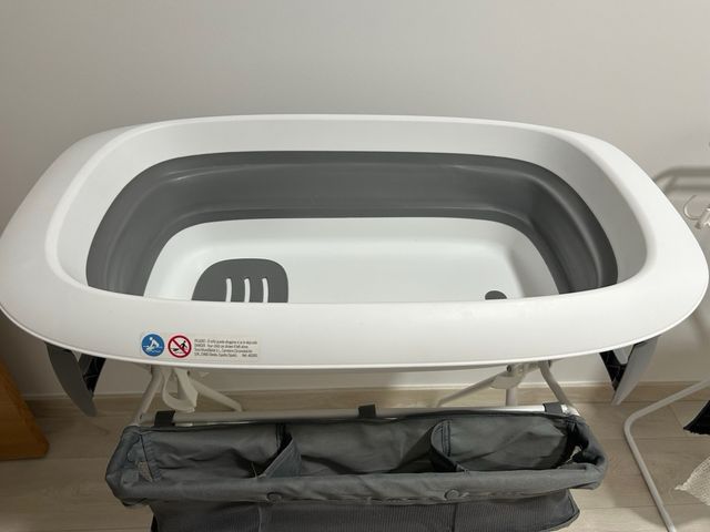 Bañera bebé plegable con soporte