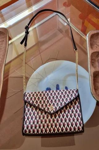 Bolso bandolera Lonbali Kensington burdeos