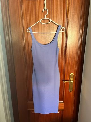 Vestido ajustado morado