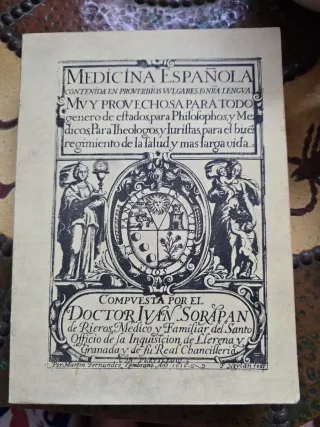 Medicina Española Proverbios Vulgares 1616