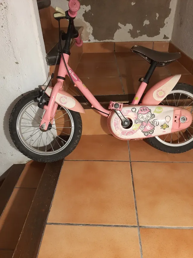 Bicicleta infantil rosa
