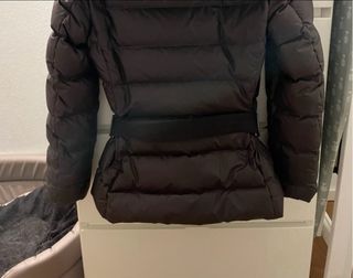 Moncler Piumino Marrone con Cappuccio