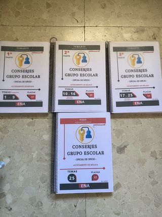 Oposiciones conserge escolar ayuntamiento Málaga