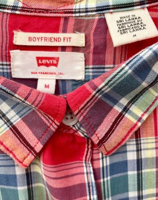Camisa Levi's cuadros Talla M