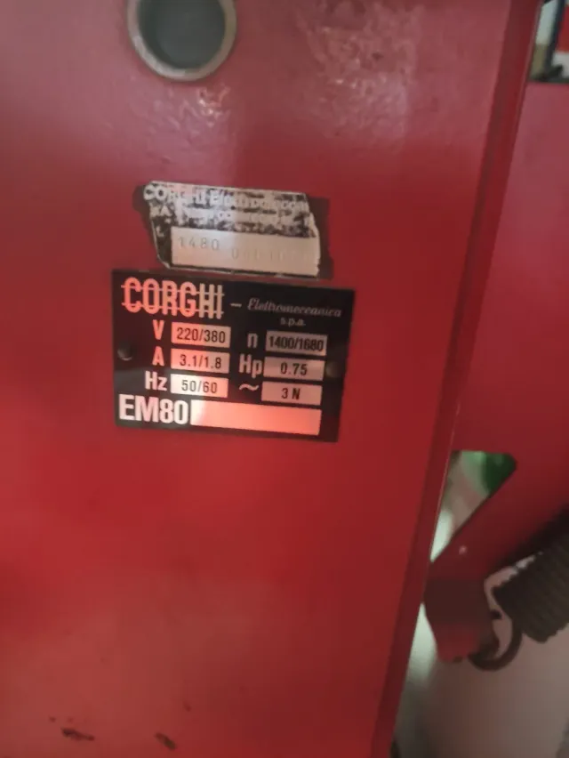 Equilibradora de ruedas CORGHI EM80 (Made in Italy