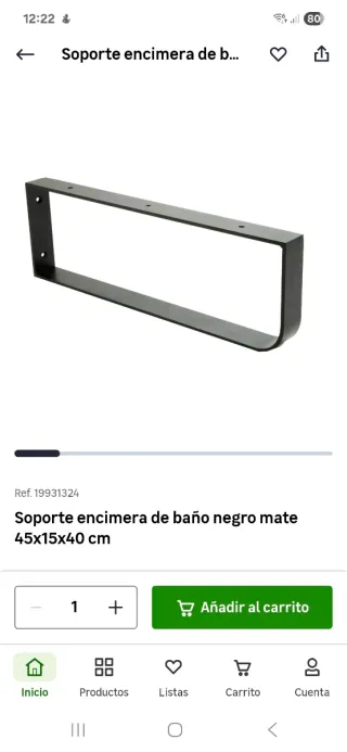 Encimera, lavabo de baño
El grifo separdo