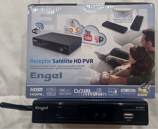 Engel RS4800Y Receptor Satélite HD PVR