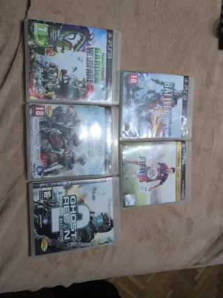 Lote Juegos PS3: Battlefield, FIFA, Ghost Recon