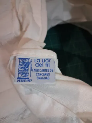 Cancán Fallera Blanco niña