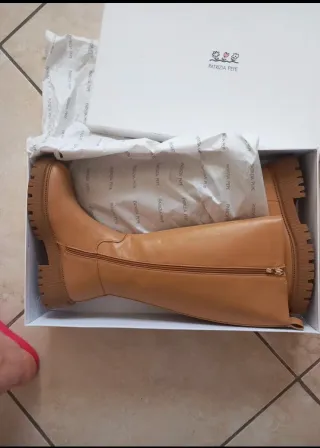 Stivali alti Patrizia Pepe donna marrone