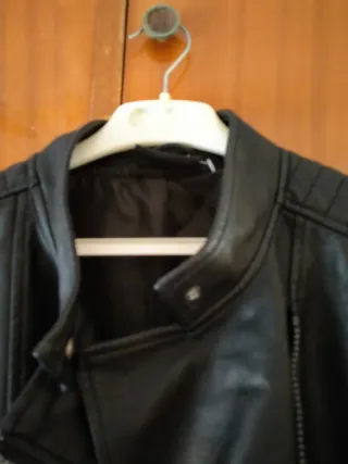 Chaqueta Biker Negra Mujer Sin Estrenar