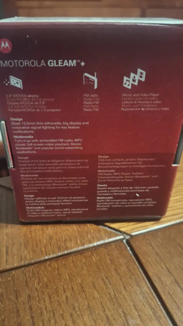 Teléfono Motorola Gleam+ Blanco Orange