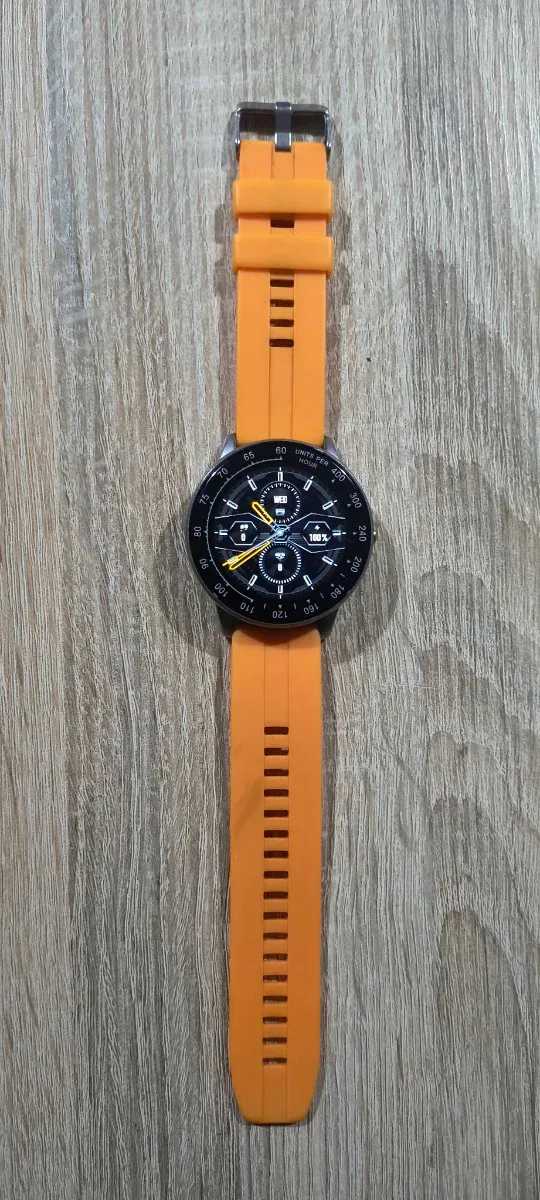 Smarty SW008G Smartwatch Arancione/Argento