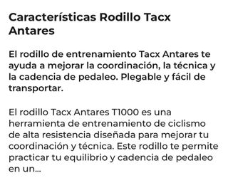 Rodillo Ciclismo TACS ANTARES
