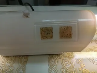 Lámpara de cocina de cristal y metal