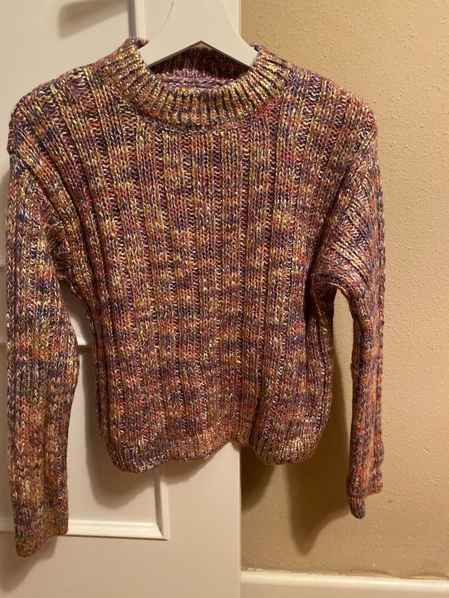 Jersey multicolor con detalles dorados