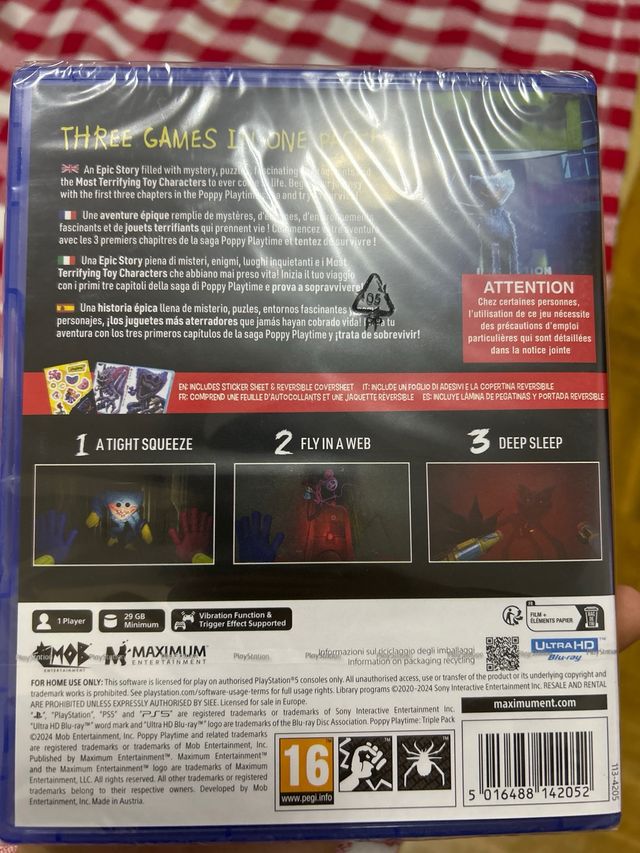 Poppy Playtime y Final Fantasy VII PS5