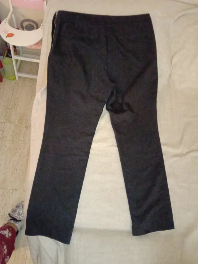 Pantalones de vestir negros mujer