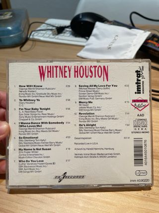 CD Whitney Houston Bodyguard Superstar