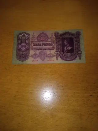 Billete 100 Pengő Hungría 1950
