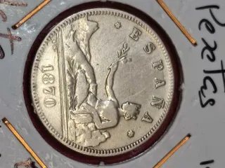 Moneda de 1870 Estrellas 18-74