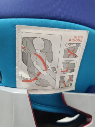 Silla de coche infantil azul