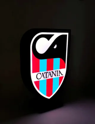Lampada Catania FC con telecomando