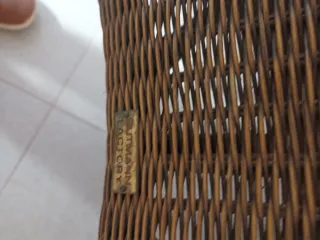 2 Sillas Ratán Marrón Gutmann